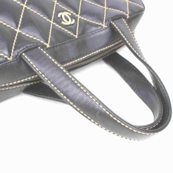 Chanel Wild Stich Black Leather bag - Picture 5 of 8